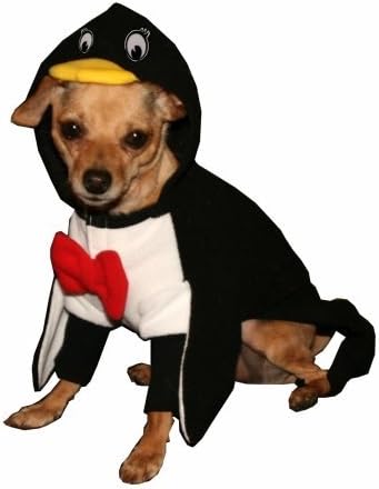 Hip Doggie Penguin Hoodie Dog Costume Size: Medium