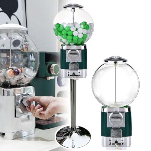 Máquina expendedora de cápsulas de café con soporte de metal, almacena 240 cápsulas, incluye 20 carcasas de bolas de colores para el hogar u oficina