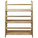 Casual Home Montego 3-Shelf Folding Bookcase, Natural , 27.5