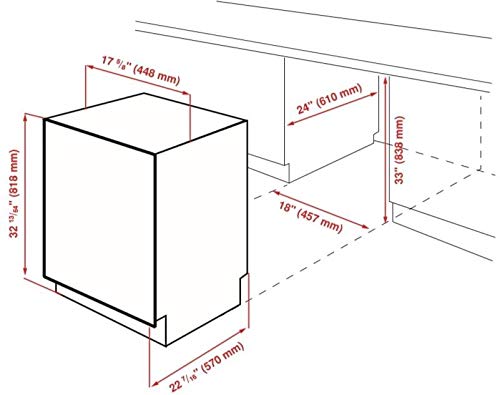 Blomberg Dws51500fbi 18 Inch Built In Fully Integrated Dishwasher