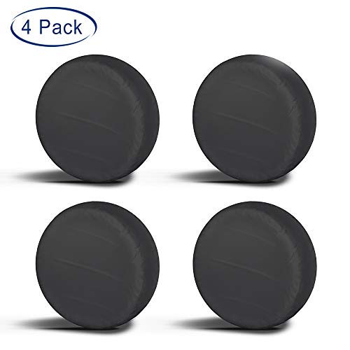 Aebitsry Tire Covers for RV Wheel, (4 Pack) Motorhome Wheel Covers Waterproof Oxford