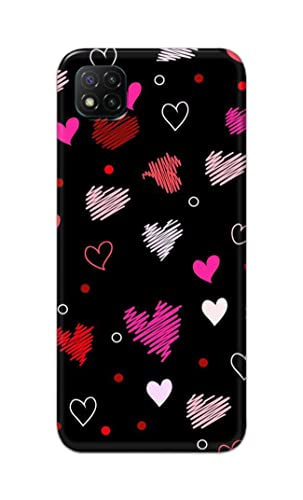 Image of PRINTFIDAA Vibrations of Love Hard Back Cover for Poco C3 Back Cover -(P6) KAT1009