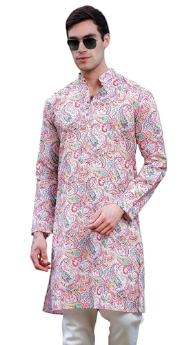 Image of Lymio Men's Cotton Regular Fit Casual Kurta || Kurta || Ethnic Kurta