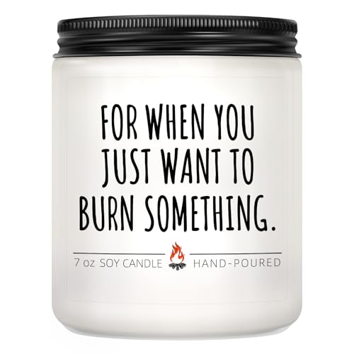 Gifts for Women Get Well Soon Gift for Women Funny Anniversary Birthday Gifts for Friend Best Friend Present Christmas Mothers Day Valentines Day Gift - Lavender Candles