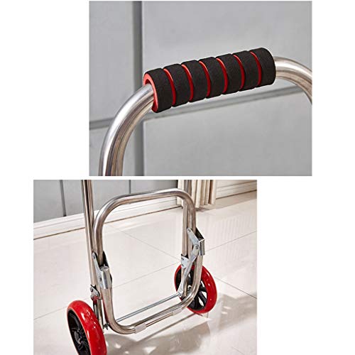 Einkaufstrolley Einkaufstrolley Faltbarer Einkaufskorb Faltbarer Einkaufskorb Faltbare Wäsche Zugwagen mit Rollen… – Bild 4