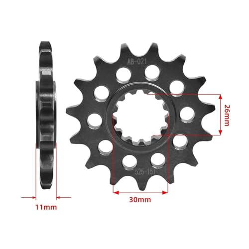 Pignon avant moto 525 résout les sauts de chaîne sur XTZ690D - 2