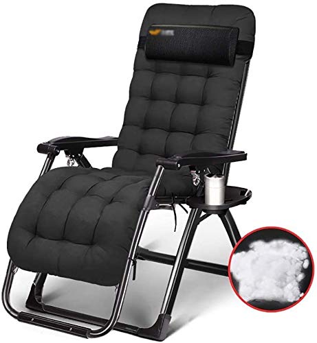 Chaise de jardin avec coton pour éviter le mal de dos dehors