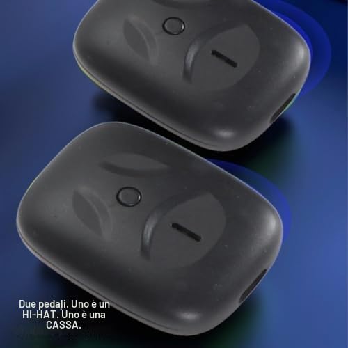 Set di Batteria Elettrica, Batteria Portatile con Bacchette, Pedali, Riconoscimento del Movimento in realtà Virtuale Set di Batteria Elettronica Bluetooth per Adulti, per