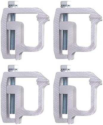 Mounting Clamps Truck Cap Topper Camper Shell Heavy Duty TL-2002, 4Pcs Universal Truck Topper Clamp Camper Shell Compatible with Toyota Ford Dodge Chevy