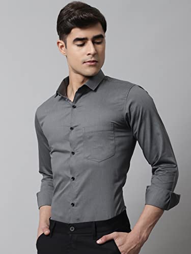 Image of Majestic Man Men's Slim Fit Cotton Blend Formal Shirt