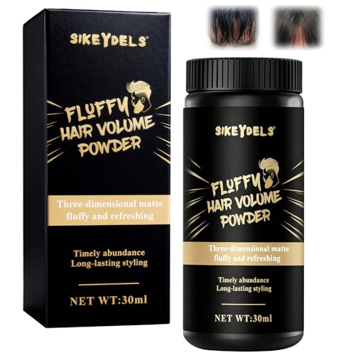 30g Hair Styling Powder,Polvo de Peinado,Polvo Voluminizador para el Pelo,Polvos Texturizantes Pelo Hombre,Polvos Capilares,Mantiene el Cabello Suave y Esponjoso Todo el Día