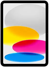 iPad da Apple (10a geração): Com chip A14 Bionic, tela Liquid Retina de 10,9 polegadas, 256 GB Wi-Fi 6 + rede celular 5G, câmera frontal de 12 MP, câmera traseira de 12 MP, Touch ID – Prateado
