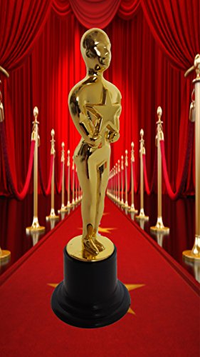 Prêmios de troféu em ouro de plástico Dondor - Prêmios de troféu em massa., Oscar