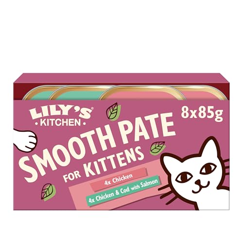 Lily's Kitchen Smooth Paté Selection Complete Nutrition - Alimento para Gatitos (4 x 8 x 85 g)