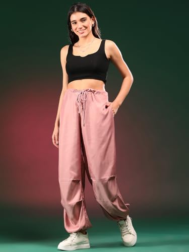 Image of KOTTY Women's High Waist Pleated Wide Leg Trousers