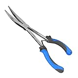 Booms Fishing F05 Long Reach Pliers, 11' Long Nose Hook Remover