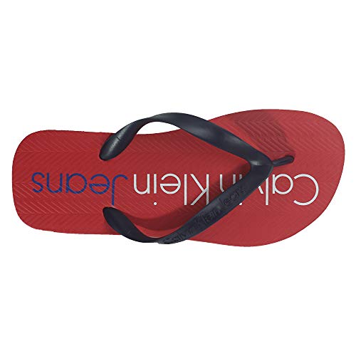 CHINELO CALVIN KLEIN LOGO TRICOLOR CM8OC43CH133-03
