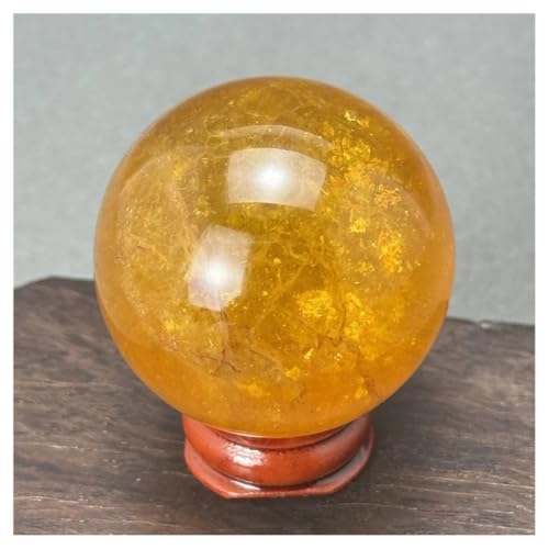 Bola de lepidolita natural para eliminar la tension visual en la oficina 2