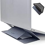 MOFT ノートPCスタンド ノートパソコンスタンド 新型 放熱排気口あるアップグレード版 ［11.6インチ～15.6インチ］に対応 放熱性よく 薄くて丈夫 コンパクトで軽量 角度調整可能 パソコンに優しい(グレー)