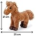 Zappi Co Caballo de Peluche marrón Claro Imagen de Zappi Co Caballo de Peluche marrón Claro