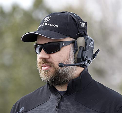 Hq Issue Walker's Razor Slim Low Profile Electronic Ear Muffs With Walkie Talkie, Shooting Hearing Protection 2 Pack #TOP5