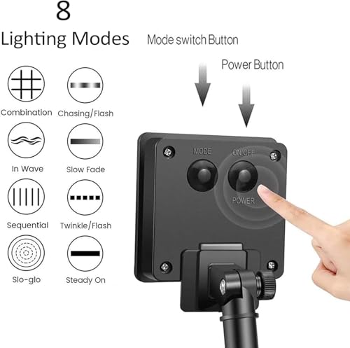 Tira LED Solar Exterior Waterproof 3 m 90 LEDs miniatura 4