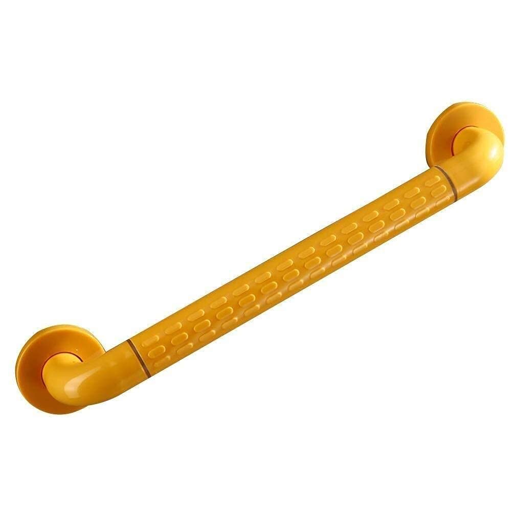 Barra di Sostegno di Sicurezza per corrimano, bracciolo, Bagno, Doccia, Vasca da Bagno, con Maniglia in Nylon Antiscivolo, Bambini, Anziani, disabili, portasciugamani, Fondo/Giallo