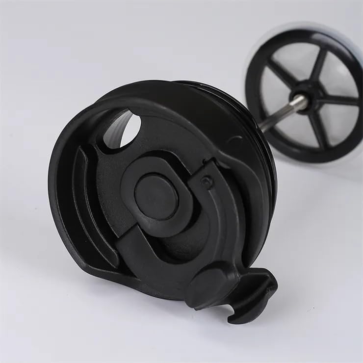 Miniatura 6 de Cafetera portátil rosa, prensa francesa, taza aislada con doble pared de acero inoxidable, 16oz,. prensa francesa, taza de prensa francesa, taza de