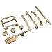 Matte Gold Cabinet Handles Solid Aluminum Alloy Kitchen Cupboard Pulls Drawer Knobs Furniture Handle Hardware 1Pcs (Color : AB41-3)