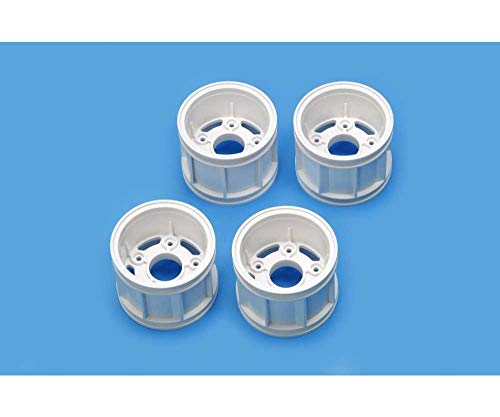 Jantes Tamiya 51618 WR-02CB T Parts blanches lot de 4 pièces au design original et épuré