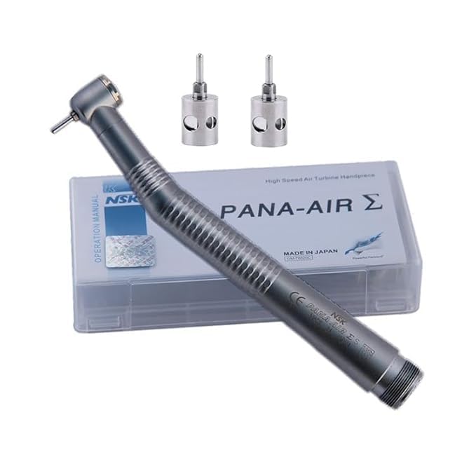 NSK Dental Airotor Handpiece NSK Pana Air Standard head chuck type with 2 spare cartridges by gupta dental-picture-23