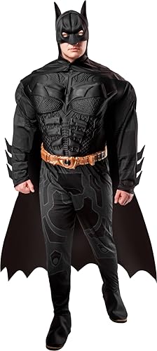 Rubies DC Batman The Dark Knight Rises: Batman Costume for Adults, Men's Plus