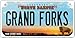 Grand Forks North Dakota Novelty Metal Bicycle Plate BP-10705