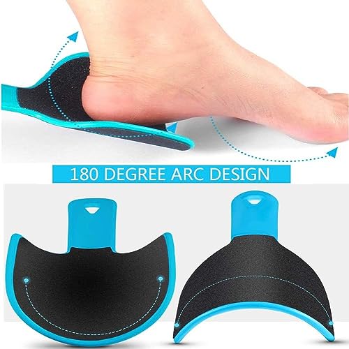 CHIYUYISEN 3 Pcs Curved Foot File U-Shaped Design,Foot Pedicure Kit Foot Rasp Exfoliating Scrub Rub Board Double-Sided Dead Skin Calluses Removal Pedicure Care for Both Wet and Dry Cracked Feet