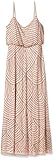 Adrianna Papell Women's Art Deco Beaded Blouson Gown, Blush/Gold, 0