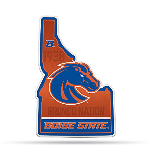 Rico Industries NCAA Boise State Broncos State Shape Shape Cut Pennant - Home and Living Room Décor - Soft Felt EZ to Hang