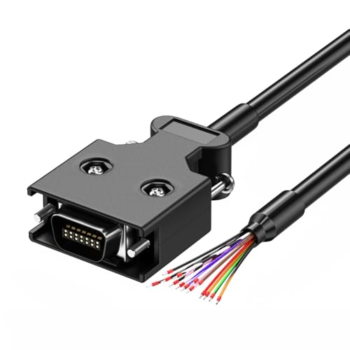 GMBYLBY SCSI Data Cable Single Head with Terminals CN50P CN36P CN26P CN20P CN14P Connectors for Tape Libraries and Disk Arrays