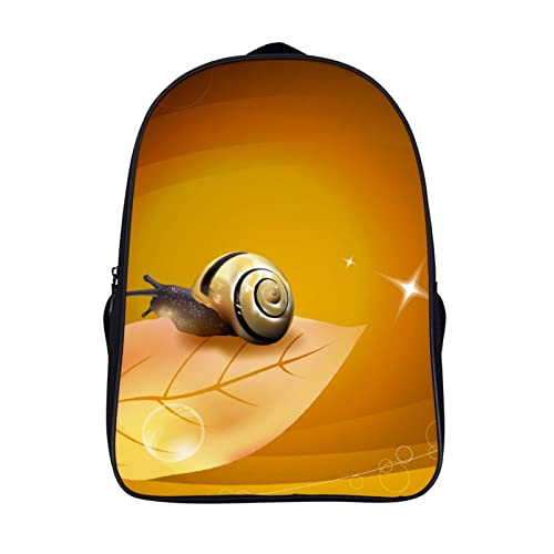 Sac à dos d'école Animal Snail mixte pour enfants de 40x28x16cm idéal pour le sport scolaire