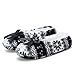 JARSEEN Femme Chaussons d’intérieur Chaussettes Pantoufle Toison et Chauds en Antidérapant (Flocon Neige Noir, EU 36-38)