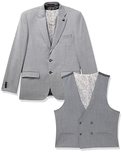 Image of Raymond Wool Blend Men's Full Sleeve Contemporary FIT Dark Blue Formal Suit