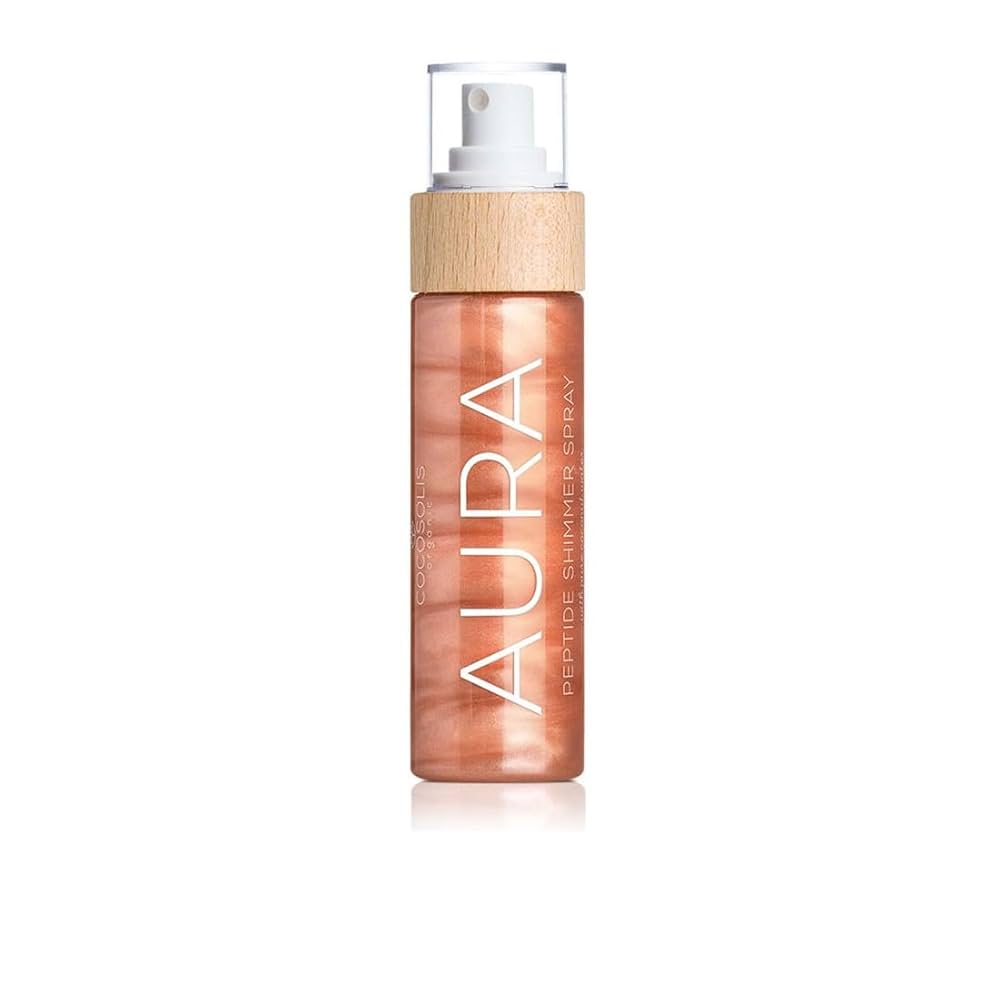Amazon.com : COCOSOLIS AURA Peptide Shimmer Spray - Natural
