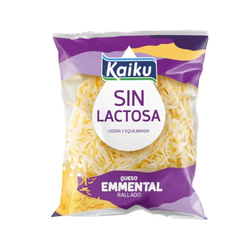 Kaiku - Queso Rallado Emmental, Sin Lactosa - 100 g