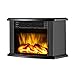 Produktbild Nlight Elektrischer Kamin Mit Heizung Elektrokamin Elektrischer Kaminofen, 750/1500 Watt, Thermostat, Zuschaltbare Heizfunktion, Flammeneffektet, 37 X 24 X 20 cm, Schwarz