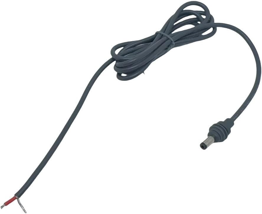 Dc5521 Female High-current Cord for Starlink – 150cm/200cm/300cm Strippable Coated Wiring Cable Fine Core 4.0mm Wire Diameter Gray(300CM)