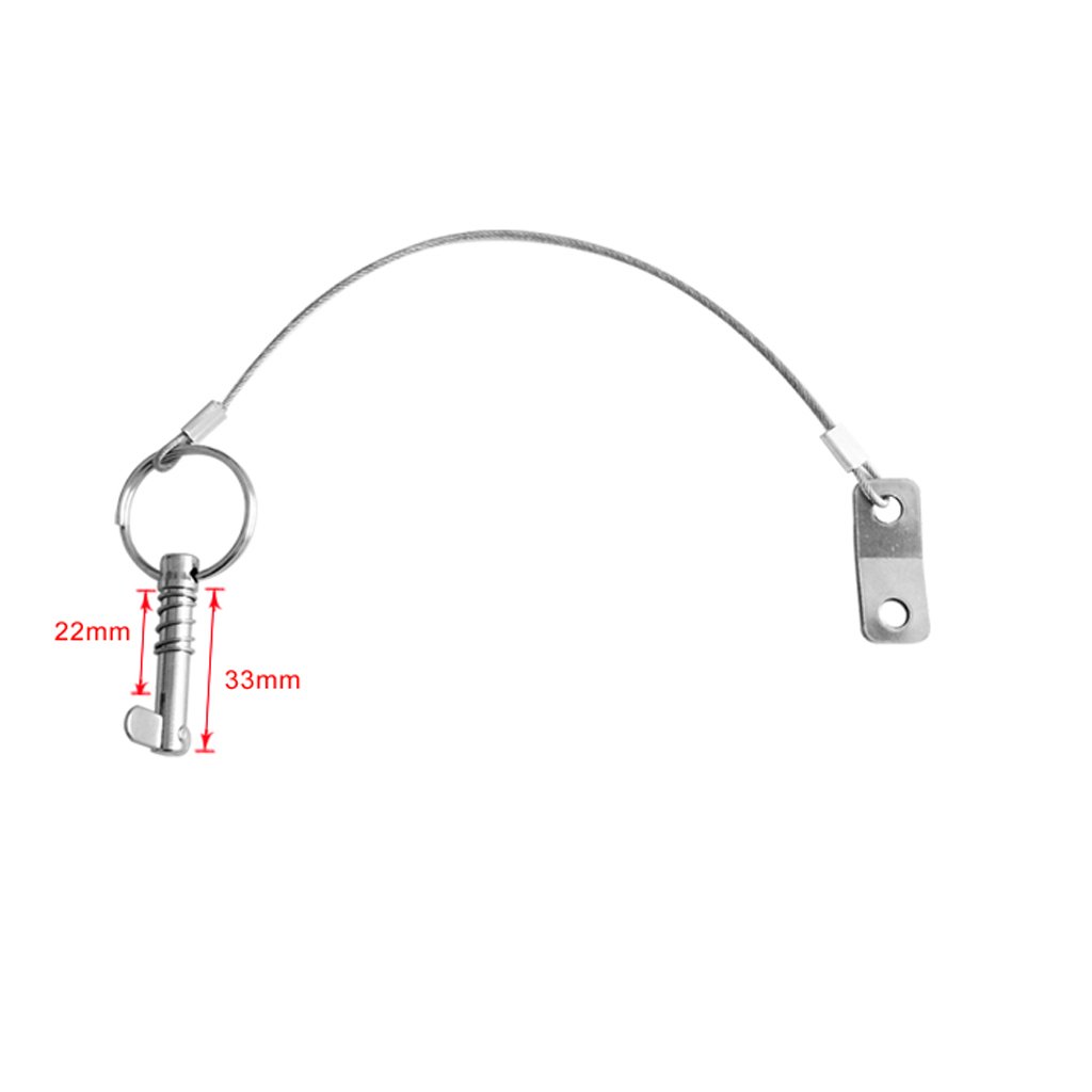Close-up view of the pin head with detailed dimensions