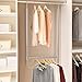Simple Houseware Adjustable Closet Hanging Rod, Chrome