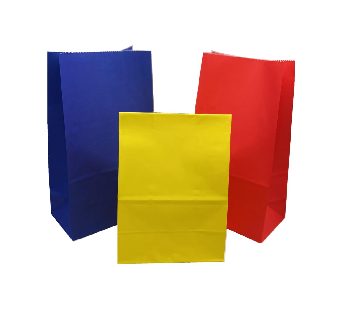 Amazon.com: EMAAN 24 Count Red Yellow Blue Party Goody Bags