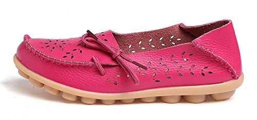 Image of VenusCelia Women's Breathable Comfort Walking Office Flat Loafer