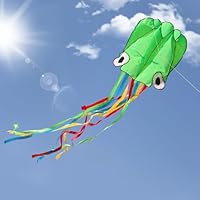 Octopus Drachen Für Kinder & Erwachsene - Riesen Drachen 550cm Mit 100m Schnur (Winddrachen)