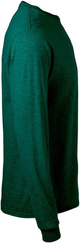 Soffe mens Midweight Cotton Long Sleeve T-shirt, 1 & 2 Packs - Image 4